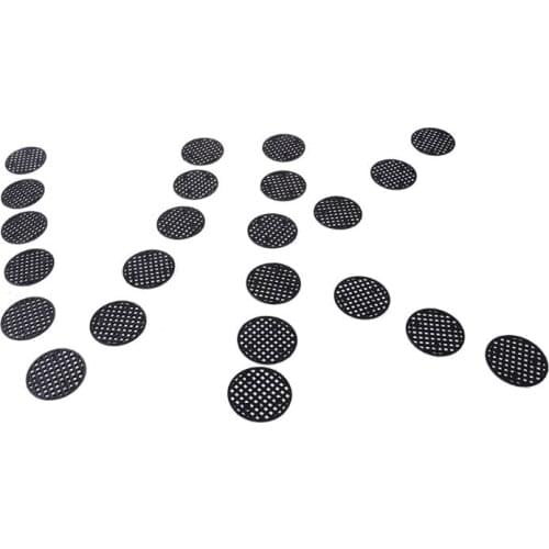 Y55D 100Pcs Flower Pot Hole Mesh Pad, 4.5cm Diameter Round Bonsai Pot Bottom Grid Mat Mesh Drainage Netting Hole Screen