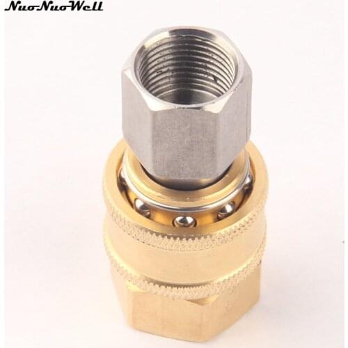 1set G 3/8'' Female Thread High Pressure Washing Machine Quick Connector Durable Material Garden Irrigation Water Gun Fittings