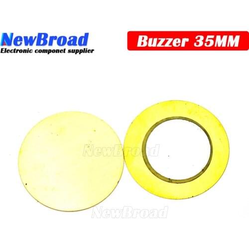 10 Pcs Piezoelectric Piezo Ceramic Wafer Plate Buzzer Loudspeaker Dia 35mm For Arduino Diy Electro