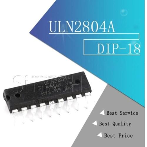 10PCS ULN2804A DIP-18 ULN2804 DIP18 ULN2804AN DIP ULN2804APG ULN2804AP Darlington Transistor Array New Original