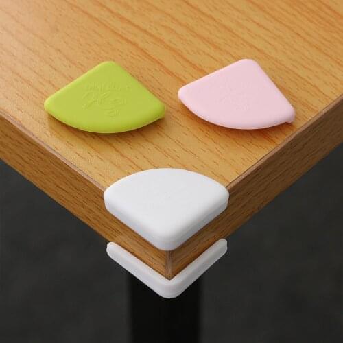 4Pcs/set Baby Safe Corner Protector Soft Silicon Table Desk Corner Guard Children Safety Edge Guards for Baby Kids Protection
