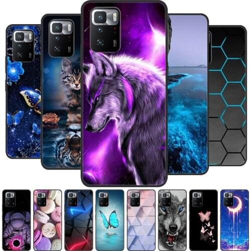 For Poco X3 GT 5G Case Silicone Soft TPU Phone Cover for Xiaomi Poco X3 GT Case Black Bumper for PocoX3 GT Capa Coques Shell