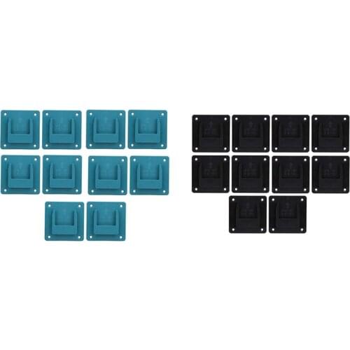 10Pcs Machine Holder Wall Mount Storage Bracket Fixing Devices for Makita 18V Electric Tool Battery Tools