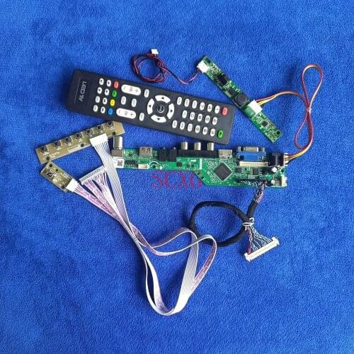 LVDS 30 Pin LED/LCD KIT VGA USB AV HDMI-compatible Matrix drive controller board 1920*1080 Analog Signal Fit LM250WF2-TLA1/TLB1