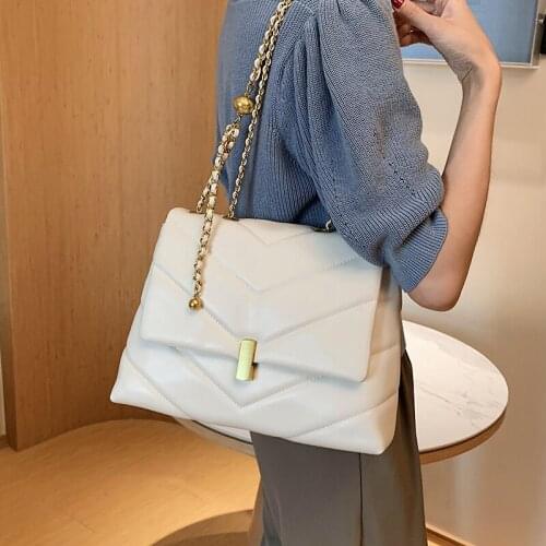 Designer Large-Capacity Bags 2021 New Fashion Chain One-Shoulder Underarm Bags Net Red All-match Western Style Messenger Bag