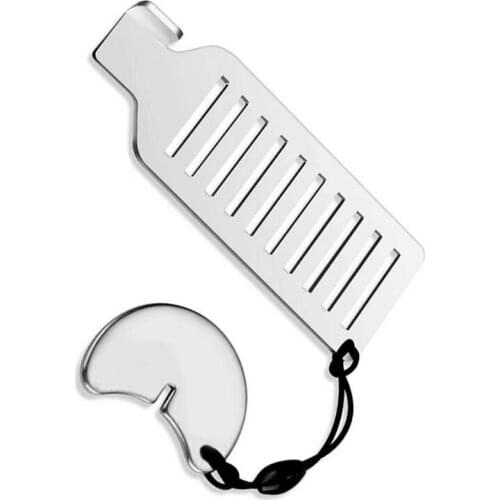 Stainless Steel Punch-free Door Locks Anti-theft Door Stop Portable Stopper Door Lock for Travel Hotel Motel Dormitory