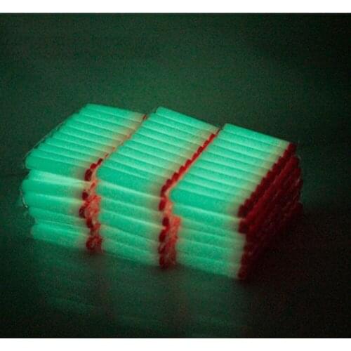 50pcs 100pcs Fluorescence Toy Orbeez Gun Luminous Bullets for Nerf Series Blasters Refill Clip Darts EVA Soft Bullets For Nerf