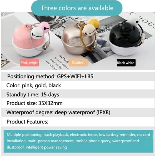 Gps Positioning Collar Intelligent Pet Locator Anti Lost Device Bell Dog Anti Lost Artifact Cat Small Waterproof