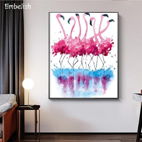 1 Pieces The Reflection Of Swans Dancing Wall Pictures For Kids Childrens Living Room Home Decor HD Canvas Paintings Posters