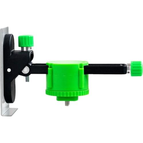 Laser Level Fine-tuning Wall Bracket Strong Magnetic Pivoting Hanging Base with 360° Adjustable Clip For 3D Line Laser