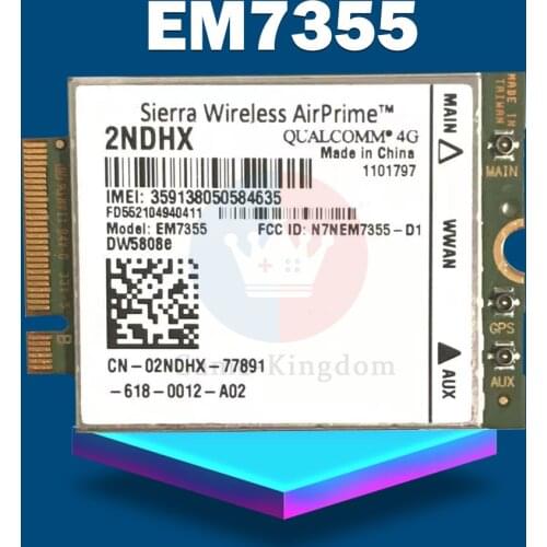 EM7355 DW5808e LTE/EVDO/HSPA+ 42Mbps NGFF 4G Module for Dell Venue 11 Pro Latitude 14 12 11 Pro Latitude 14 12 AirPrime