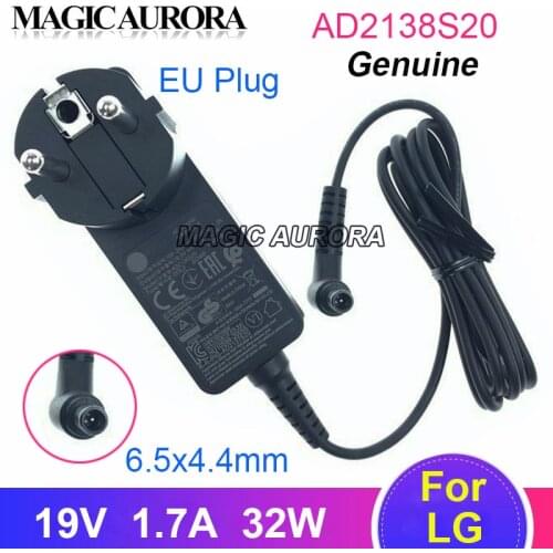 New 19V 1.7A AD2138S20 LCAP26A-E AC Adapter Monitor Charger For LG 24EA63V E2242C E1948S 27EA63 24EN33 IPS277L E2442TC L1900PA