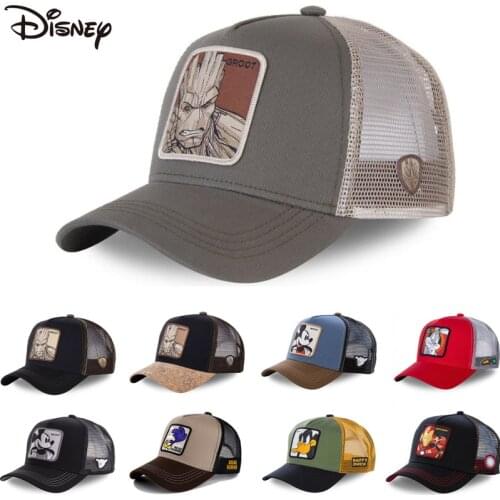 New Brand Anime Marvel Snapback Cap Cotton Baseball Cap Men Women Hip Hop Dad Mesh Hat Trucker Dropshipping