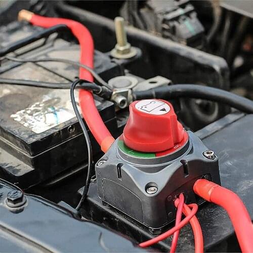 Auto Battery Disconnect Switch DC 12V-48V Master Off Switch Battery Selector Switch Power On Off for Car Boat