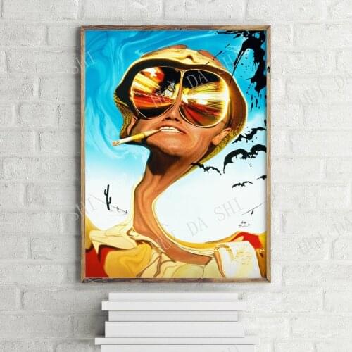 Fear and Loathing in Las Vegas Textless Movie Poster, Film Wall Art Print