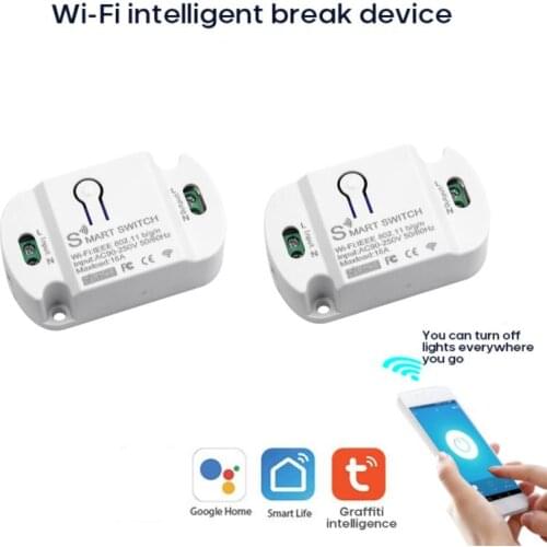 16A Universal Breaker Timer Smart Life APP Wireless Remote Control Works With Alexa Google Home DIY WiFi Smart Light Switch