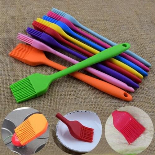 1pc Baking BBQ Tools Basting Brush Bakeware Pastry Bread Oil Cream Cooking Silicone