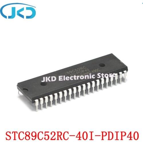 2pcs New and Original STC89C52RC-40I-P STC89C52RC DIP40