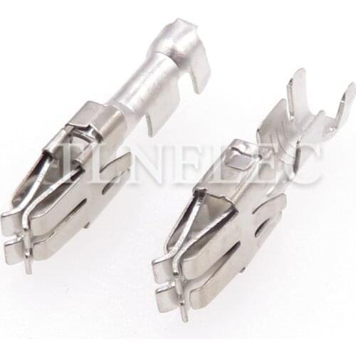 20pcs 6.3 Series Automotive Non-insulated Splices Wire Terminal Car Electrical Wire Female Crimp Terminals of DJ6218B-E6.3B