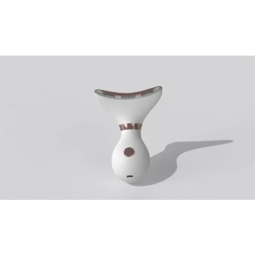 3-Color LED Micro-Current Neck Massager Sonic Wrinkle Removal Tool Skin Beauty Care Equipment