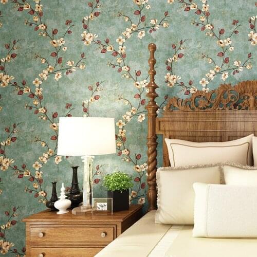 53cm X10m 3d Rural Floral Ab Retro Wallpaper Wall Paper Papel De Parede Damask For Living Room Bedroom Tv Sofa Background