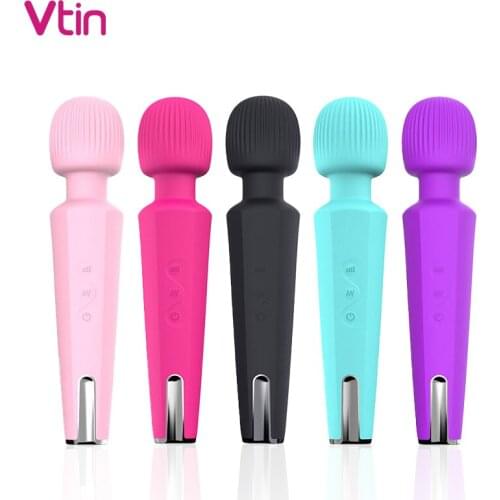 AV Vibrator Sex Toys for Women G Spot Powerful Silicone Dildo Massager Female Masturbation Silent Adult Sex Products