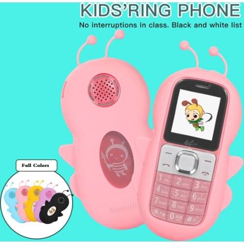 Bar Lovely Cartoon Small Child Mobile Phone Student No Camera Torch Mini Cute Blacklist Family Quick Call CellPhone Free Case