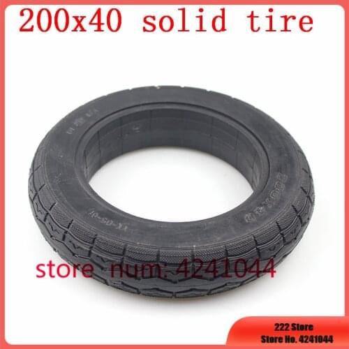 Free shipping 200x40 Electric Scooter Solid Tubeless Tires Wheel Tyres 8 inch folding bicycle babys car solid tyre