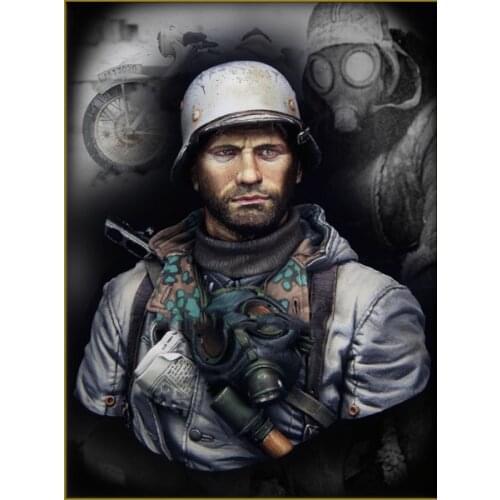 1/10 Scale Resin Bust Motorcyclist