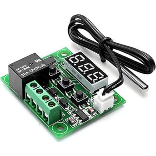 10PCS W1209 -50-100C DC 12V digital temperature controllear thermostat temperature control thermostat switch plate W1209 Module