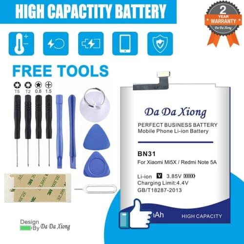 Da Da Xiong Xiaomi Redmi Note 5A Batteries