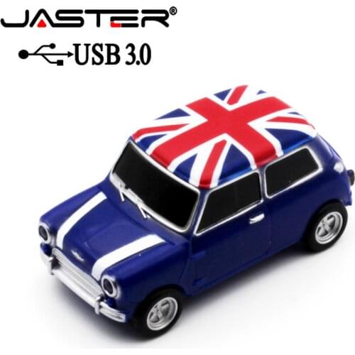 JASTER USB 3.0 mini Car Model pen drive 4GB 8GB 16GB 32GB 64GB 128GB USB 2.0 USB Flash drive memory stick pen drive Gift U disk