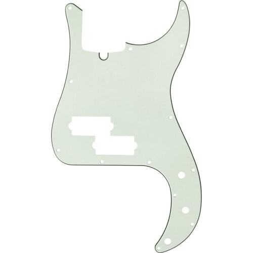 New Standard PB Bass Pickguard Pick Guard Scratch Plate Ivory 3Ply with Screws For 13 Hole Electric Bass Accessories