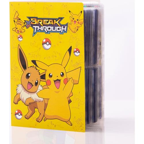 Pokemon Cards 240 Pcs EX GX Collectors Binder Folder Children Loaded List Holder Capacity Toy Cartoon Anime Album Book Game Card