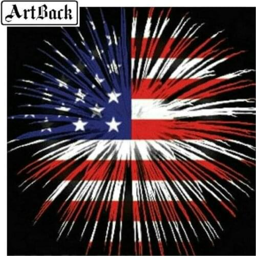 Full square drill 5D DIY diamond painting USA flag new arrival 3d diamond embroidery cross stitch rhinestone mosaic artwork