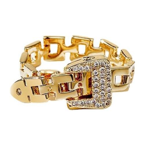 RED TREES Women's Gold Rings