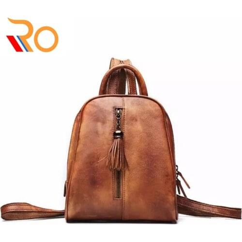 Женские винтажные рюкзаки ROSSY China At AliExpress