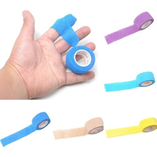 Self Adhesive Elastic Bandage Roll First Aid Wrap Wrist Ankle Sport Tape Wrapping Pads for Wrist Ankle Finger