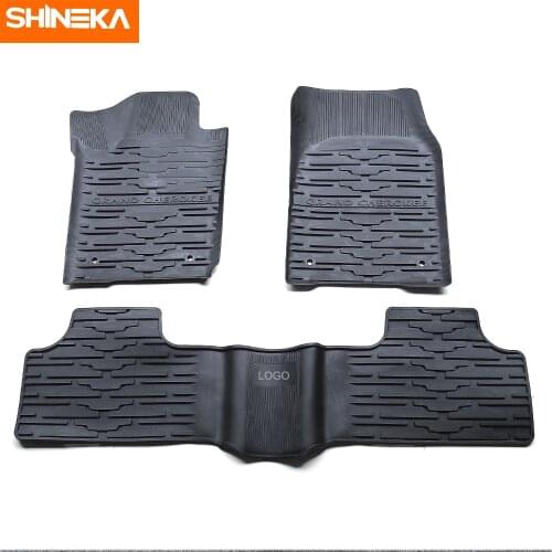 SHINEKA Foot Mats For Jeep Grand Cherokee 2011+ Car Waterproof Anti-dirty Original Foot Mat Accessories For Jeep Grand Cherokee