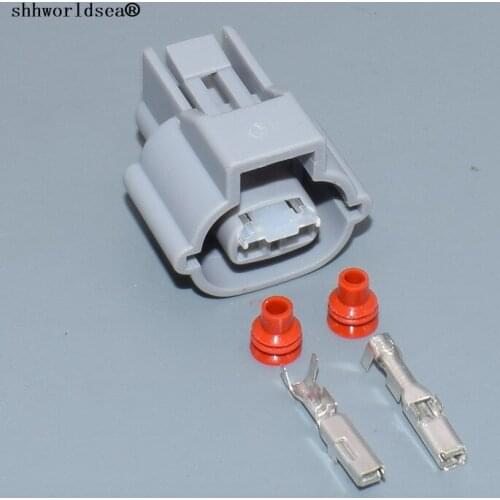 Shhworldsea 2 Pin 2.0mm Female Automotive Connector Crankshaft Speed Sensor Plug For Common Rail EFI Diesel Engines