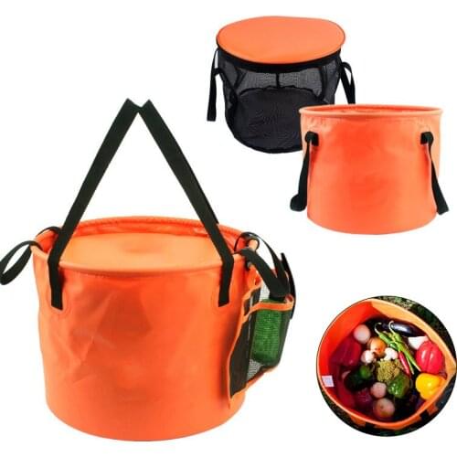 YOMDID 4PCS Folding Basket Bucket Portable Strainer Wash Dishes For Outdoor Picnic Camping Fishing Collapsible Colander Storage
