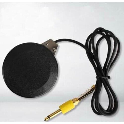 Tattoo Machine Pedal Power Foot Switch 360 Degree Silicone Line Big Hole Tatoo Tool Tattoos Equipment Embroidery Accessories