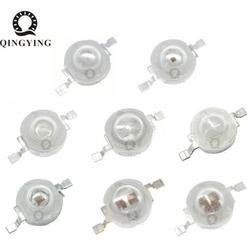 50pcs High Power 1W 3W 5W Grow Light LED Bulb Chips Royal Blue 445nm Deep Red 660nm SMD COB Diode For Plant Grow Light Source