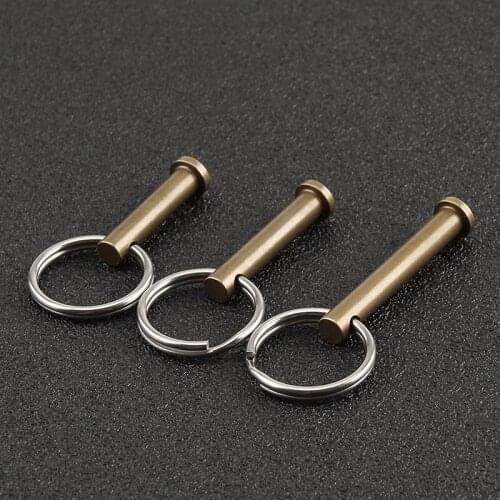 Keychain Accessories Paracord Beads Personality Tool Vintage DIY Accessories Brass Beads Umbrella Rope