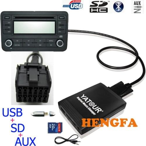 Yatour Car Digital CD Music Changer USB MP3 AUX adapter interface For Ford (Europe 1994-2004 ) 12 pin yt-m06 ford focus mk1