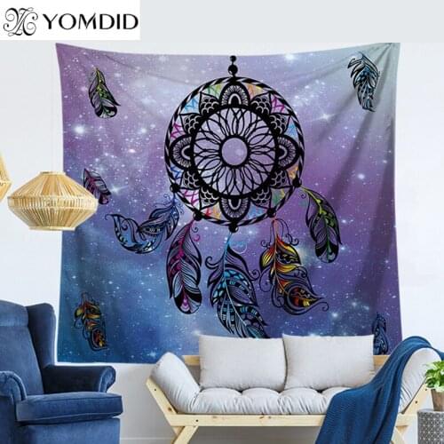 Bohemian tapestry wall tapestries dreamcatcher pattern decor geometric wall cloth printed Tapiz farmhouse home bedroom Decor