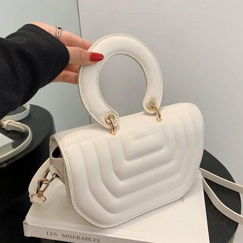 Designer Handbags High Quality Crossbody Bags for Women White Fashion Shoulder Bag Female Leather Flap Messenger Bag Sac A Main