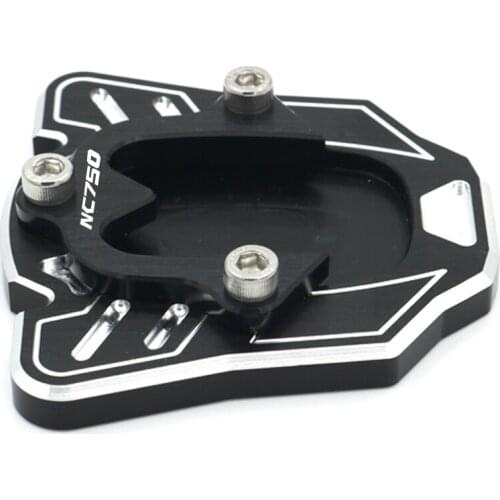 For HONDA CBR500R CB900F HORNET CB400 NC700S NC700X NC750S CBR250RR CBR300R Side Kickstand Stand Extension Support Plate Pad