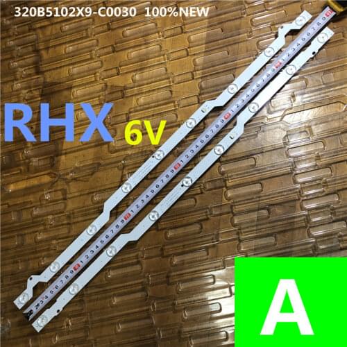 4PCS/Lot for TV backlight bar 320B5102X9-C0030 HYSL-D E479275 1.30.1.5860145R 100%new Left and right aluminium 100%new