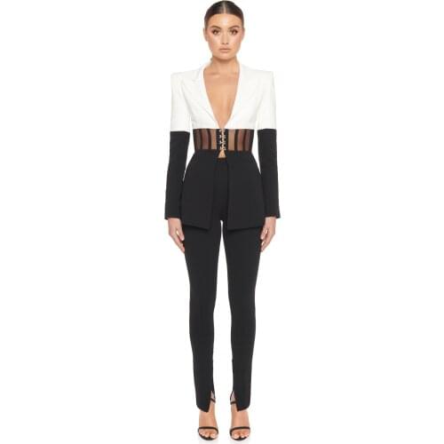 KLEEZY Womens Evening Pant Suits